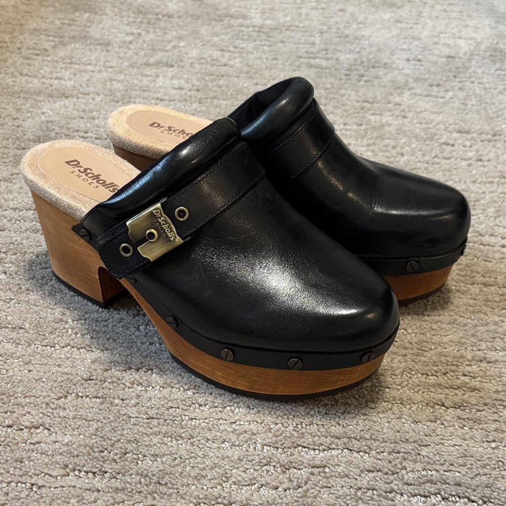 Dr. Scholl's Black and Brown Women's Mules